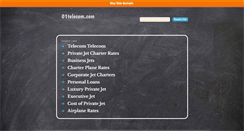 Desktop Screenshot of 01telecom.com